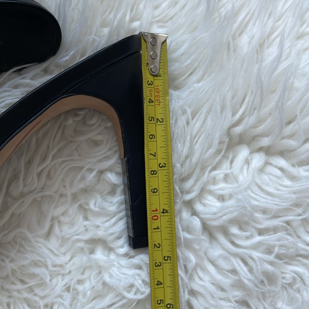 NEW Karl Lagerfeld - Black Amina Studded Heeled Mule - Picture 10 of 11